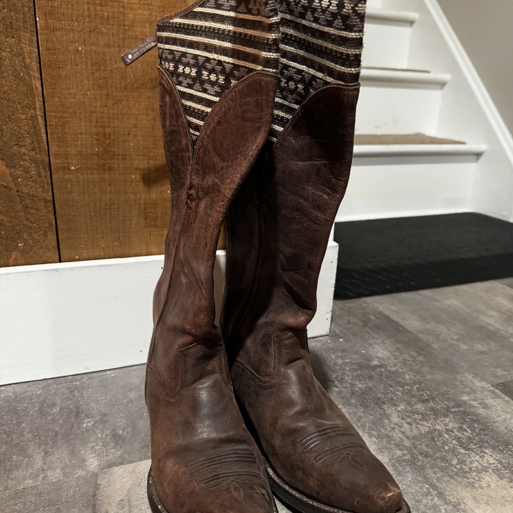 Ariat Brown and Striped Women's Heeled Boots